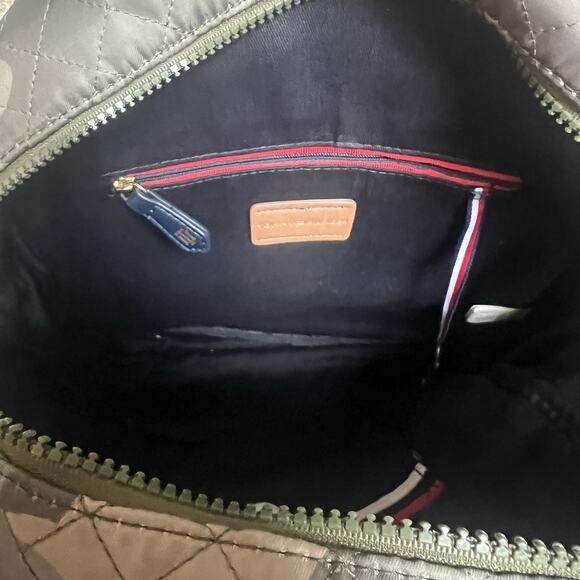 Tommy Hilfiger Camo Olive Quilted Mini-Backpack - Picture 9 of 14